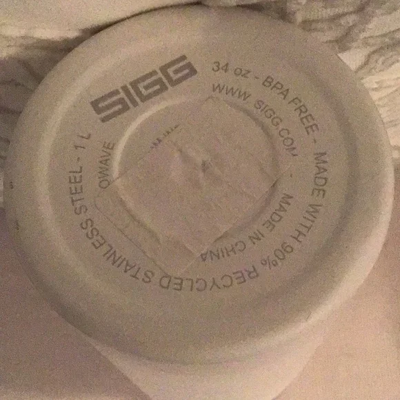 AVIATOR NATION White Water Bottle with Logo. NEW - Picture 3 of 6